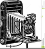 Vintage Camera Silhouette Image