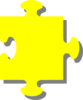 Yellow Grey Puzzle Clip Art