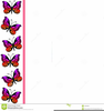 Butterfly Background Clipart Image