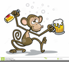 Drunk Monkey Clipart Image