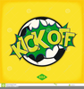 Football Kick Clipart Image