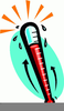 Hot Thermometer Clipart Image