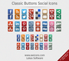 Classic Buttons Social Icons Image