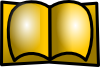 Open Book Icon Clip Art