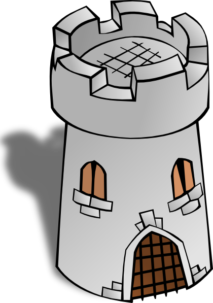 Round Tower 2 Clip Art at Clker.com - vector clip art online, royalty