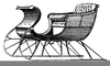 Horse Drawn Sleigh Clipart Image