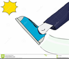 Foot Kicking Clipart Image