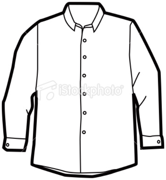 button down shirt clip art