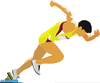 Person Running Clipart Image