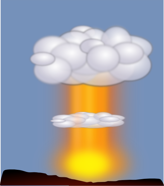 Nuclear Explosion Jh clip art