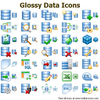 Glossy Data Icons Image