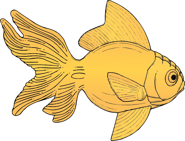 free clip art fishing. Golden Fish clip art