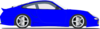 Blue Sports Car Clip Art