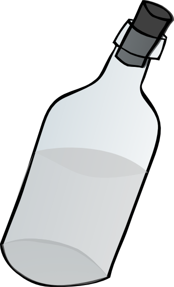 clipart glass bottle - photo #26