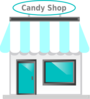 Candy Shop Front  Clip Art