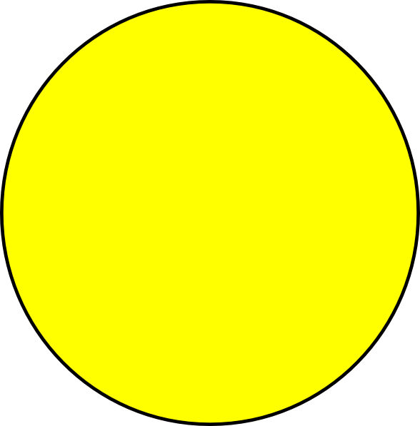 clipart yellow circle - photo #3