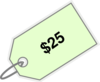 Price 25 Clip Art