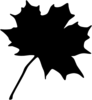 Black Leaf Clip Art