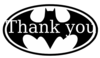 Thank You Batman Clip Art