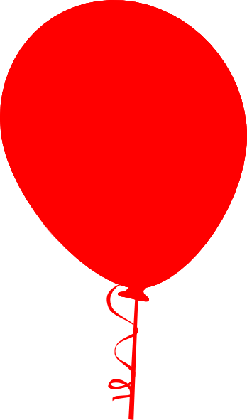 free clip art red balloon - photo #11