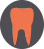 Orange Tooth Clip Art