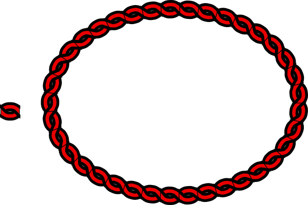 rope oval border