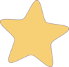 Golden Star Clip Art