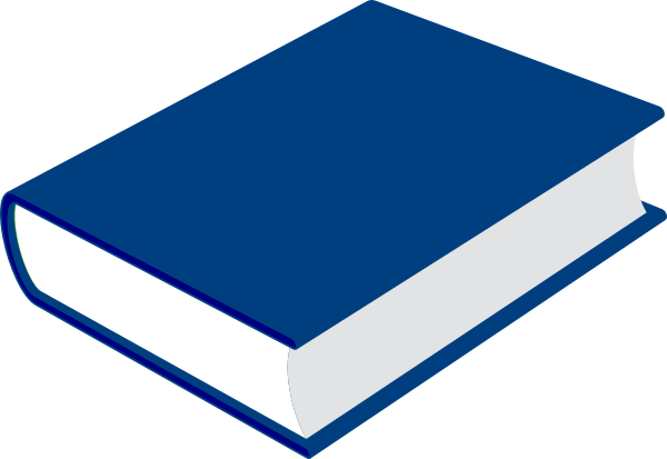 clipart blue book - photo #5