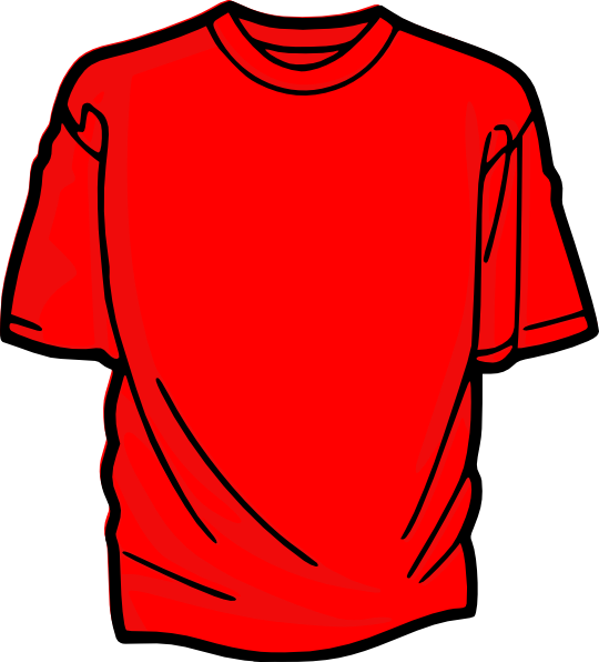 red t shirt clip art - photo #34