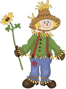 Scarecrow Primative Clipart Image
