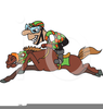 Horse Race Winner Clipart Image