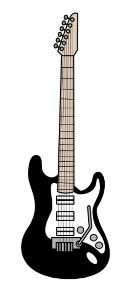 Cartoon Guitar | Free Images at Clker.com - vector clip art online