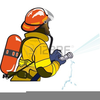 Firefighter Christmas Clipart Image