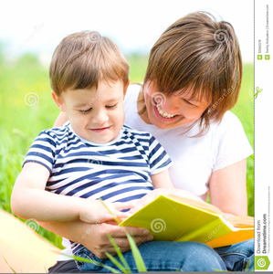 Free Clipart Child Reading A Book Image