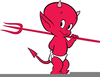 Red Devils Clipart Image