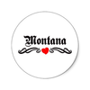 Montana Tattoo Round Sticker P En F Image