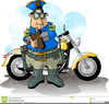 Free Police Motorcycles Clipart Image