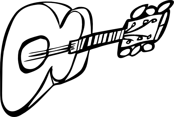 free clip art acoustic guitar - photo #45