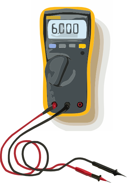 Multimeter W Lead Clip Art at Clker.com - vector clip art online
