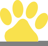 Clipart Cheetah Paw Print Image