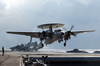 E-2c Hawkeye Launches From Uss Kitty Hawk. Image