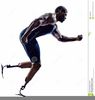 Running Legs Clipart Image