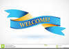 Welcome Banner Clipart Image