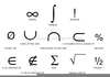 Mathscience Symbols Image
