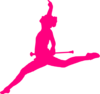 Leap On Hip Clip Art