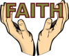 Hands/faith Clip Art