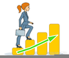 Climbing The Corporate Ladder Clipart Image