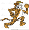 Jaguar Running Clipart Image