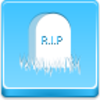 Free Blue Button Icons Grave Image