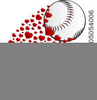 Swooshing Baseball Clipart Image